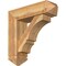 Ekena Millwork Balboa Arts and Crafts Rough Sawn Bracket w/ Offset Brace, Western Red Cedar, 8"W x 28"D x 28"H BKT0806X28X28BOA03RWR - alternate 1